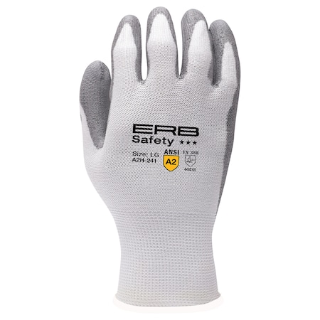 A2H-241 Republic ANSI Cut Level A2 HPPE Gloves, PU Coated, 2X, PR